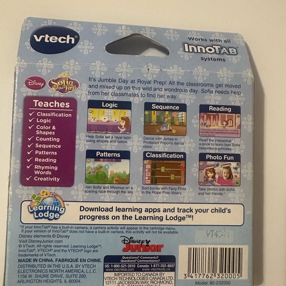 VTech InnoTab Sofia the First Learning Tablet - Purple - Picture 2 of 4